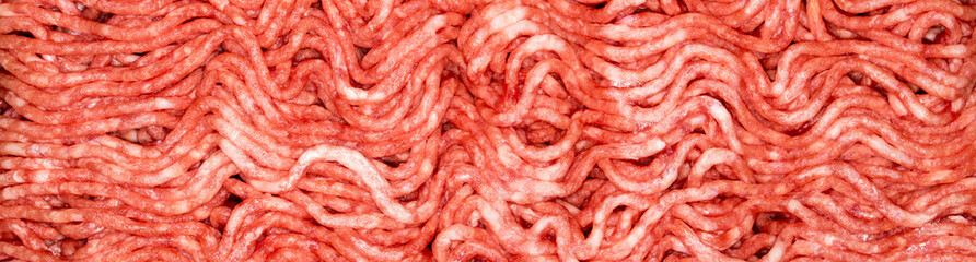 background of raw minced meat