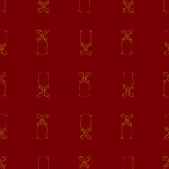 Christmas seamless pattern. Vector illustration. 