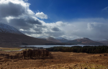 mountains at Scottish Highlands