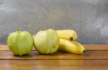 guavas and banana asia fruit