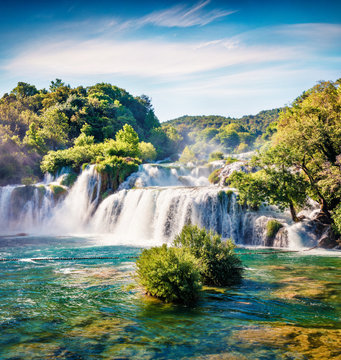 Stunning Summer View Of Skradinski Buk Waterfall Bright Morning Scene Of Krka National Park Lozovac Village Location Croatia Europe Beautiful World Of Mediterranean Countries Buy This Stock Photo And Explore Similar Stunning Summer View Of Skradinski Buk Waterfall Bright Morning Scene Of Krka National Park Lozovac Village Location Croatia Europe Beautiful World Of Mediterranean Countries Buy This Stock Photo And Explore Similar