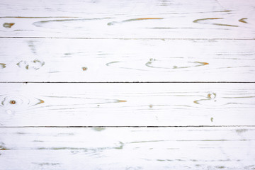 Alte weiße Holzbretter mit schöner Maserung als Hintergrund