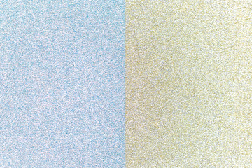 Gold and blue color glitter paper textured background