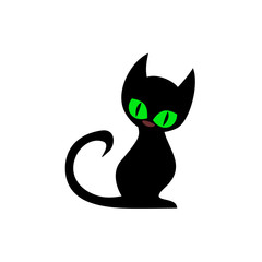 Vector Black Cat