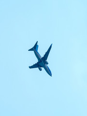 The plane crashes