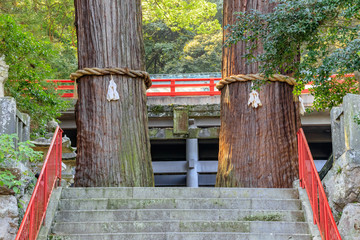 Fototapeta premium 八幡朝見神社 大分県別府市 Hachiman Asami Shrine Ooitaken Beppu