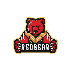 Mascot E Sport Gaming Logo Vector