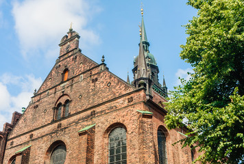 Fototapeta na wymiar Church of the Holy Spirit (Helligaandskirken), Copenhagen, Denmark