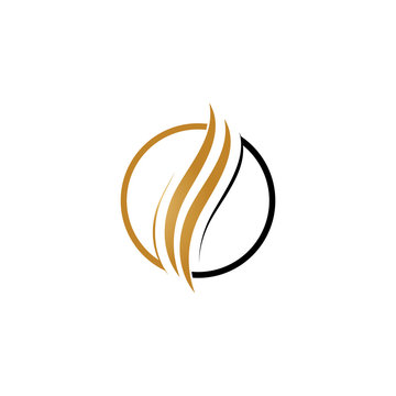 hair icon vector illustration design logo