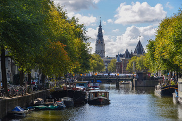 Canals of the Amsterdam city