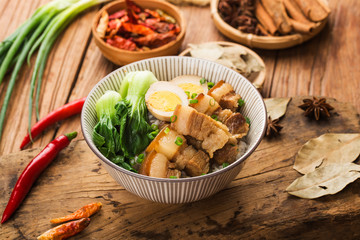 Chinese cuisine - braised pork rice
