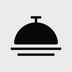 Cover food icon. EPS vector file.