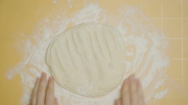 Video of homemade cooking of baked goods