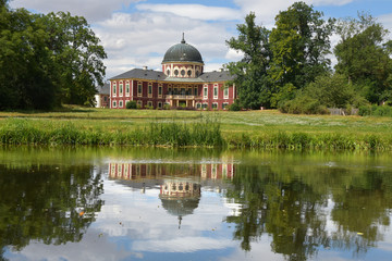 Veltrusy Castle in Czech Republic. The Veltrusy Chateau is an important work of Baroque of the...