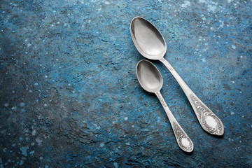Vintage silver spoons