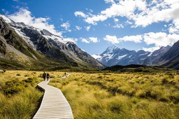 Fotobehang Aoraki/Mount Cook National Park, Nieuw-Zeeland © Fei