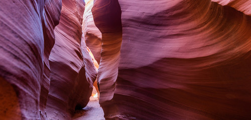 Red rocks in Antelope canyons, Arizona