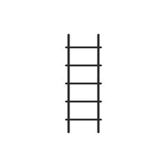 Ladder, Stairs icon. Vector illustration, flat design.