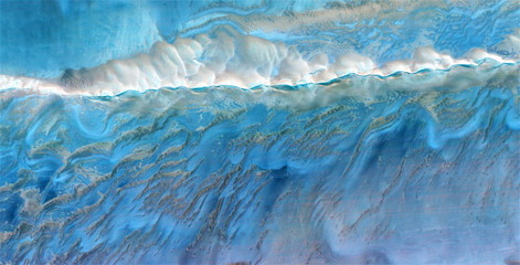 tsunami, tribute to Matisse, abstract photography of the deserts of Africa from the air, aerial view, abstract naturalism, contemporary photographic art,