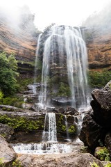 Wentworth waterfall at the Blue mountains