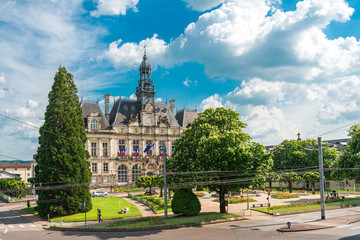 LIMOGES, FRANCE - May 8, 2018 : Limoges City Hall in Limoges, France