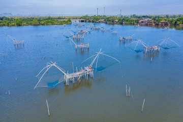View of  Sri Pak Pra Fishing Village, Phatthalung Thailand