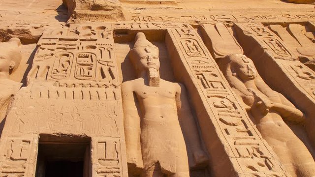 Templo de Hathor, Abu Simbel, Valle del Nilo, Egipto