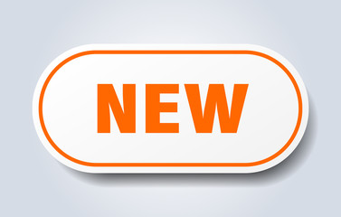 new sign. new rounded orange sticker. new