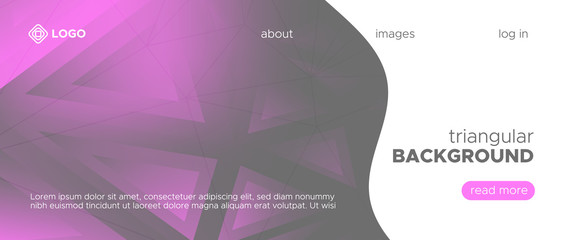 Gradient Science Illustration. Gray Technology 