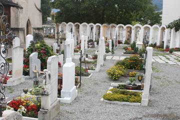 Friedhof in Südtirol