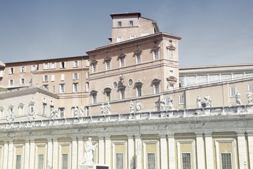 Vatican. Vintage filtered colors.