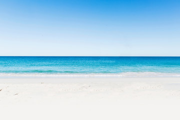 Fototapeta na wymiar Clean Beach Sand Summer Background