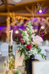 Hochzeit Tischdekoration Restaurant