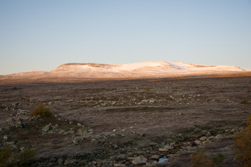 Morning on the Polar Circle, Saltfjellet, Norway