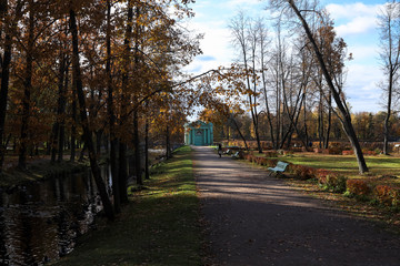 Venus Pavilion, or Trellazh, is a pavilion in the Gatchina Palace Park, located at the tip of the island of Love