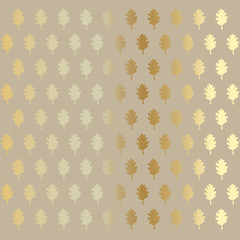 golden leaves autumn background- vector illustration