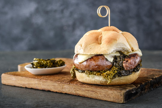 salsiccia michetta sandwich