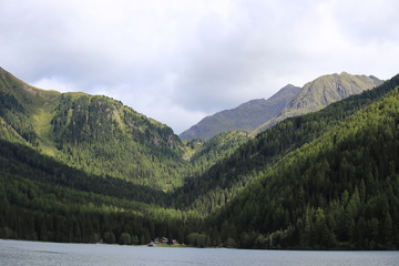 Fototapeta premium Il Lago d' Anterselva - Dolomiti - Trentino A. Adige