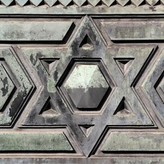 Jewish symbol at Milan Monumental Cemetery