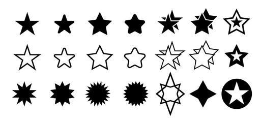 Stars Sparkles sign symbol