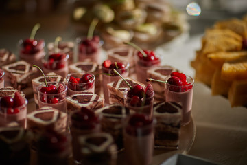 desserts on the wedding table