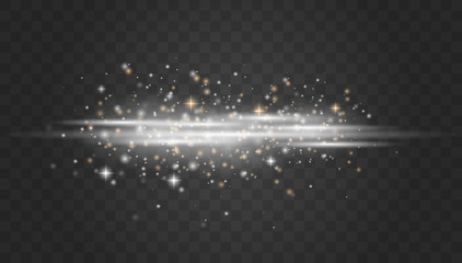 Glowing light explodes