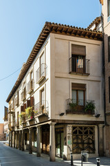 Fototapeta na wymiar Streets and buildings of the historic center of the city of Talavera, province of Toledo, Spain.
