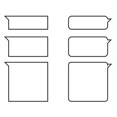 Chat Icon in trendy flat