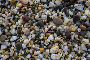 Stones on the Black Sea. The photo. Texture.