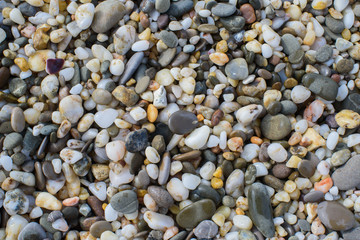 Stones on the Black Sea. The photo. Texture.