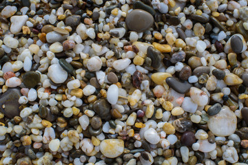 Stones on the Black Sea. The photo. Texture.
