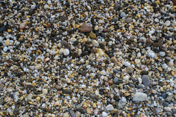 Stones on the Black Sea. The photo. Texture.