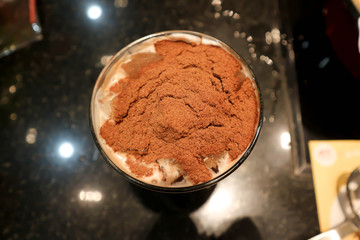 chocolate or iced chocolate, mocha