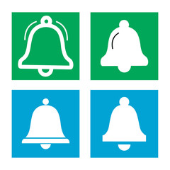 bell set, icon symbol vector design